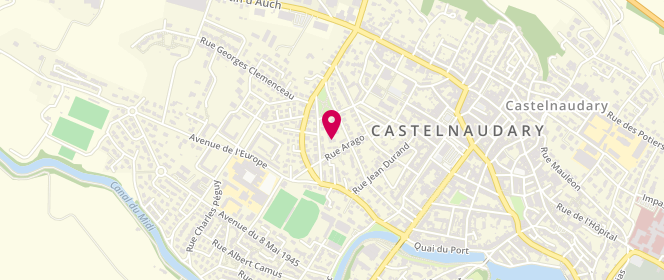 Plan de Accueil de loisirs Castelnaudary Brossolette, 15 Rue Président Coty, 11400 Castelnaudary