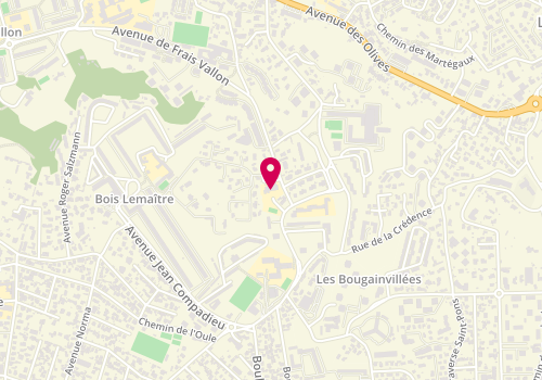 Plan de Merc Mairie 7eme Secteur 13013 - Mpt la Maurelle, 20 Rue Marius Briata, 13013 Marseille