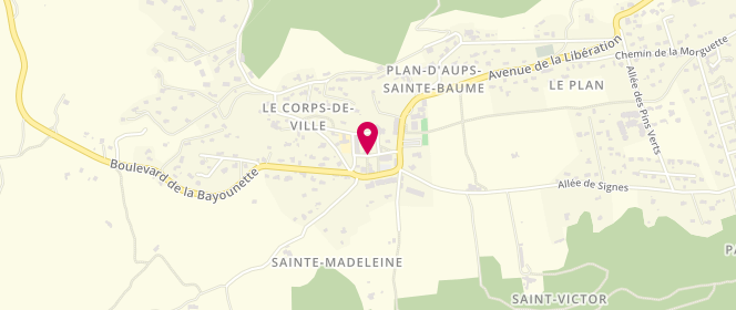 Plan de Accueil de loisirs Maternelles- Primaires Odel Plan d'Aups, Rue du Pic de Bertagne, 83640 Plan-d'Aups-Sainte-Baume