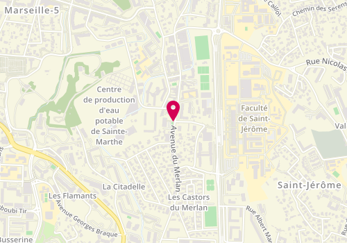 Plan de Merc Mairie 7eme Secteur 13014 - Merlan, 63 Avenue du Merlan, 13014 Marseille