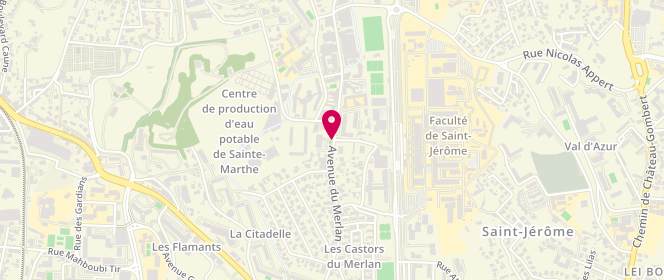 Plan de Esc Mairie 7eme Secteur 13014 - Merlan, 63 Avenue du Merlan, 13014 Marseille