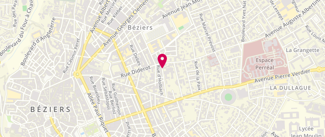 Plan de Accueil de loisirs extrascolaire Primaire et Ados Trencavel à Béziers, 13 A Boulevard du Guesclin, 34500 Béziers