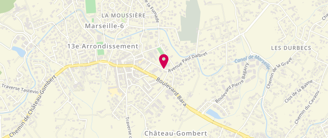 Plan de Esc Mairie 7eme Secteur 13013 - Chateau Gombert, 17 Avenue Paul Dalbret, 13013 Marseille
