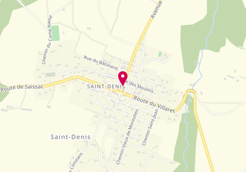 Plan de Accueil de loisirs Saint Denis, 9 Avenue du Corps Franc de la Montagne Noire, 11310 Saint-Denis