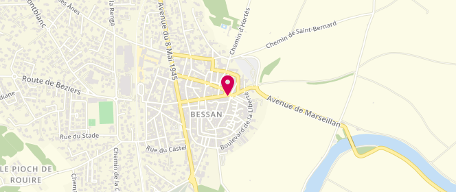 Plan de Accueil de loisirs périscolaire mixte de Bessan, Hôtel de Ville, 34550 Bessan
