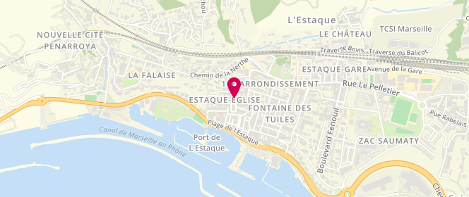 Plan de Psc Merc Estaque Patronage 13016 - Acm, 1 Bis Rue de la Convention, 13016 Marseille