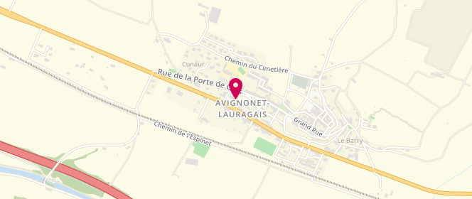 Plan de Centre de loisirs Des Amis D'avignonet, En Mairie - Place de la République, 31290 Avignonet-Lauragais