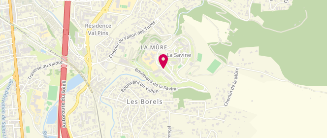 Plan de 13-Merc-Cco-13015 - Alsh Enfants la Savine, 25 Boulevard de la Savine, 13015 Marseille