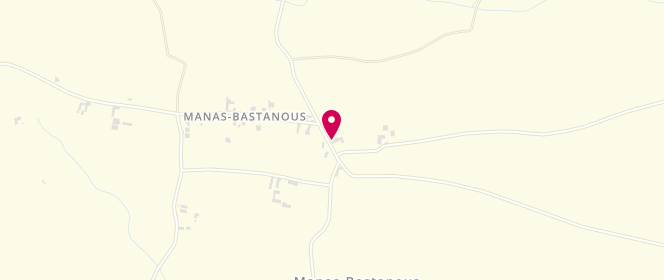 Plan de Centre de loisirs de Manas-Bastanous, Ecole Publique, 32170 Manas-Bastanous