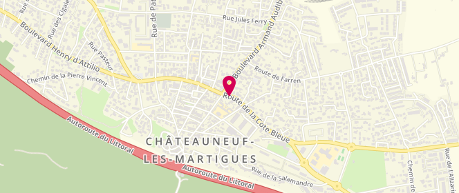 Plan de Ado Relais Jeunes Chateauneuf, 3 Route de la Côte Bleue, 13220 Châteauneuf-les-Martigues