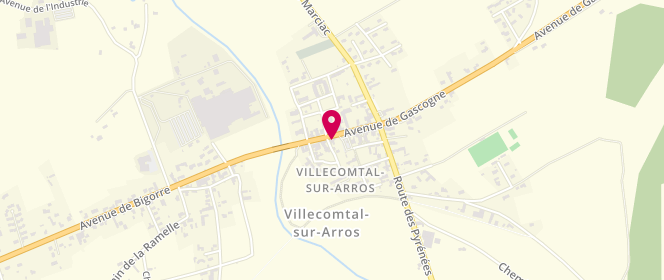 Plan de Centre de loisirs de Villecomtal-Sur-Arros, Groupe Scolaire, 32730 Villecomtal-sur-Arros