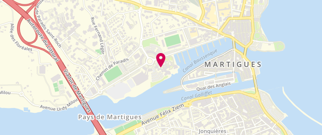 Plan de Merc Commune Martigues - Groupe Scolaire Henri Tranchier, Avenue Guy Moquet - Croix-Sainte, 13500 Martigues