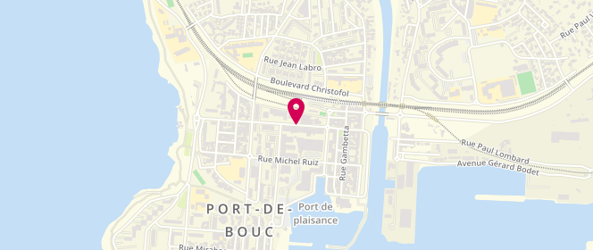 Plan de Esc Elsa Triolet Port de Bouc, Rue Charles Nedelec, 13110 Port-de-Bouc