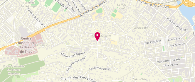 Plan de Accueil de loisirs Primaire Cyber Esp@Ce, 4 Rue Robespierre, 34200 Sète