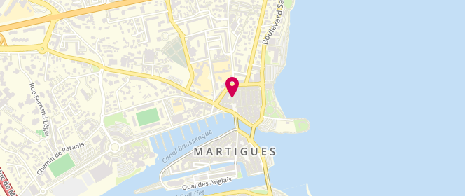 Plan de Psc Merc Aacs Martigues - Eugenie Cotton, 1 Rue Colonel Denfert, 13500 Martigues