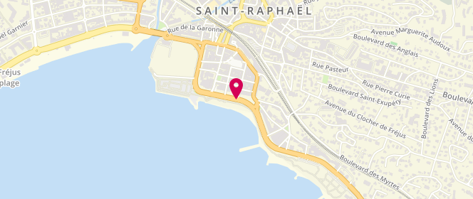 Plan de Centre de loisirs Jeunesse Police Nationale - Ete - Saint Raphaël, Promenade Renée Coty, 83700 Saint-Raphaël