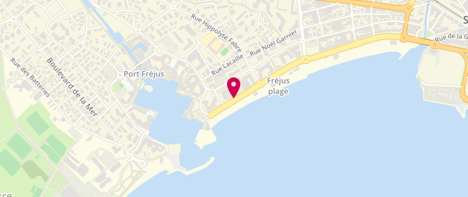 Plan de Centre de loisirs Jeunesse Police Nationale - Ete - Frejus, Boulevard d'Alger, 83600 Fréjus
