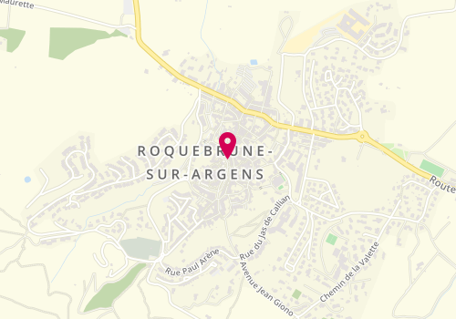 Plan de Ecole maternelle Bouverie, Place Titeuf - la Bouverie, 83520 Roquebrune-sur-Argens