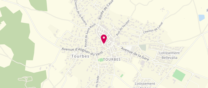 Plan de Accueil de loisirs Peri Tourbes, 101 Rue Masdevallia (Groupe Scolaire Pierrette Mazel), 34120 Tourbes