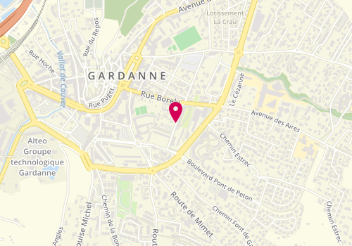 Plan de Psc Merc Commune Gardanne - Le Jardin De La Petite Enfance', Avenue Maurel Agricol, 13120 Gardanne