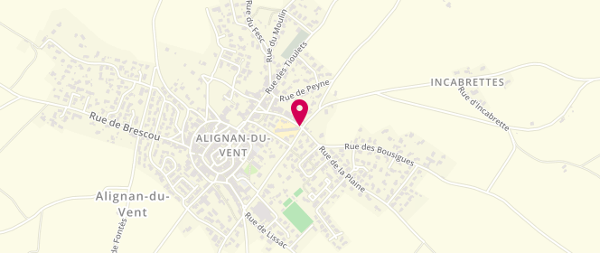 Plan de ALP Mixte, 10 Rue de l'Armistice, 34290 Alignan-du-Vent