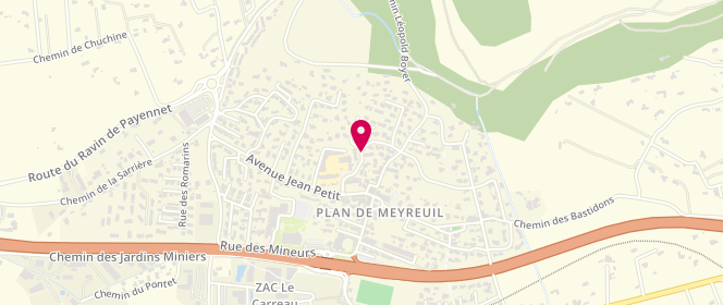 Plan de 13-Psc Merc-Ifac-Meyreuil - Virgile Arene, Avenue Jean Pierre Gourmes, 13590 Meyreuil