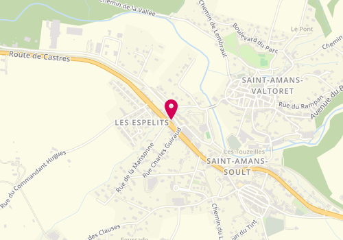 Plan de Accueil de loisirs Sivom Saint Amans, 3 Allée de la Traverse, 81240 Saint-Amans-Soult