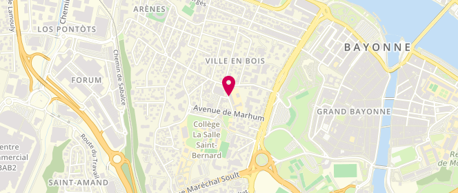 Plan de Accueil périscolaire de l'École maternelle des Arènes, 4 Rue Menigne Saube le Bile, 64100 Bayonne
