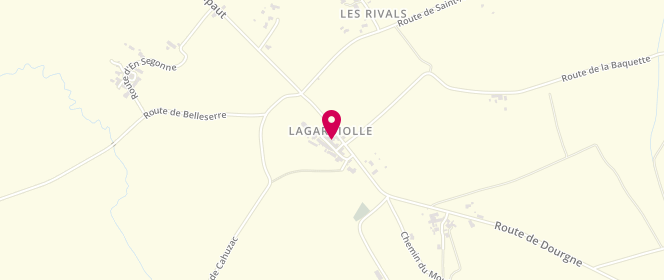 Plan de Accueil de loisirs De Lescout-Lagardiolle-St Avit, 7 Rue Saint Martin, 81110 Lagardiolle