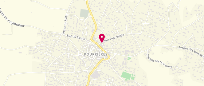 Plan de Accueil de loisirs Maternelles- Primaires Pourrieres A Pourrieres, 1 Rue Marius Caius, 83910 Pourrières