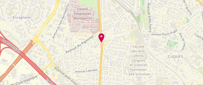 Plan de 13-Merc-Lec Gs-Aix En Provence - 'La Petite Troupe', Avenue Pierre Brossolette, 13090 Aix-en-Provence