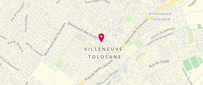 Plan de Centre de loisirs Villeneuve Tolosane, 3 Boulevard des Ecoles, 31270 Villeneuve-Tolosane