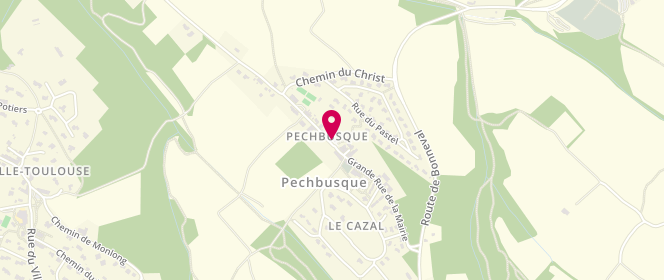 Plan de Accueil de loisirs périscolaire De Pechbusque, 3 Place Germain Goussis, 31320 Pechbusque