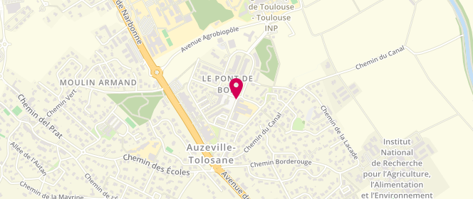 Plan de Accueil de loisirs extrascolaire Aimé Césaire D'auzeville Tolosane, 7/9 Allée du Viognier, 31320 Auzeville-Tolosane