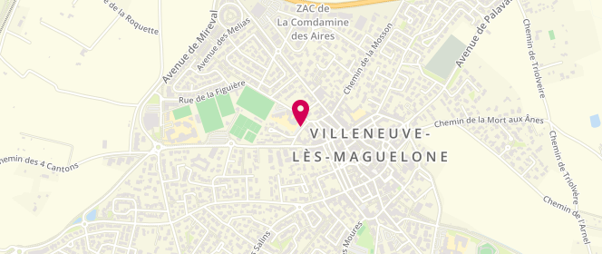 Plan de ALP Maternel J.J Rousseau, 106 Rue des Sports, 34750 Villeneuve-lès-Maguelone