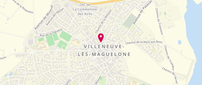 Plan de Alp Elèmentaire Bouissinet, 61 Boulevard des Ecoles, 34750 Villeneuve-lès-Maguelone