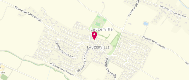 Plan de Centre de loisirs De Lauzerville, Chemin de la Bergerie, 31650 Lauzerville