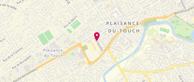 Plan de Centre de loisirs Point Jeunes Plaisance, 1 Rue Maubec, 31830 Plaisance De Touch