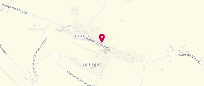 Plan de Centre de loisirs Le Faget, Ecole Primaire du Faget - en Mairie, 31460 Le Faget