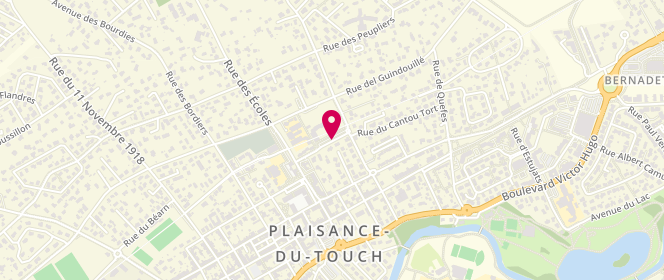 Plan de Accueil de loisirs Marcel Pagnol, 9 Rue des Tilleuls, 31830 Plaisance-du-Touch