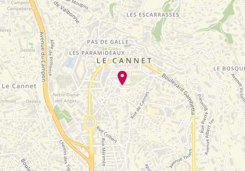 Plan de Accueil de loisirs Péri / Mercredi 3-6 Ans Les Orangers, 12 Rue des Oliviers, 06110 Le Cannet