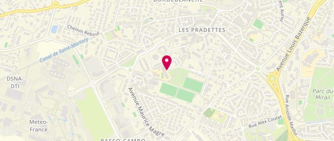 Plan de Accueil de loisirs périscolaire Les Amis Du Petit Ferdinand, 31 Chemin des Pradettes, 31100 Toulouse