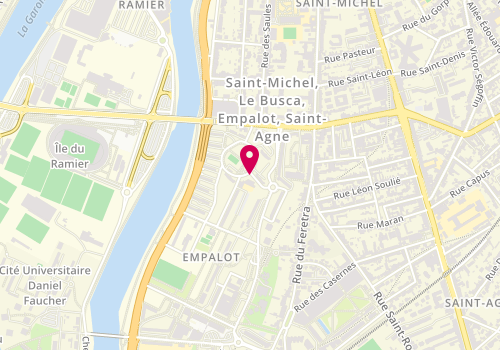 Plan de Accueil de loisirs Maternel Jean Moulin, 1 Rue de Bir-Hakeim, 31400 Toulouse
