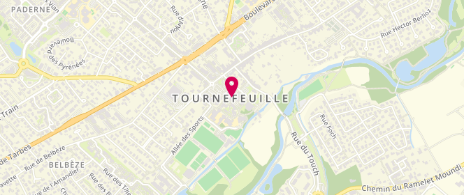 Plan de Centre de loisirs Tournefeuille, 6 Avenue Edouard Serres, 31170 Tournefeuille