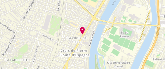 Plan de Centre de loisirs Becanne Elémentaires, 85 Avenue de Muret, 31300 Toulouse