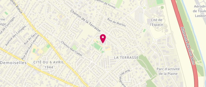 Plan de Accueil de loisirs extrascolaire La Terrasse, 4 Impasse Trutat, 31500 Toulouse