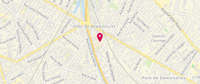 Plan de Accueil de loisirs périscolaire Anatole France, 21 Boulevard de la Méditerranée, 31400 Toulouse