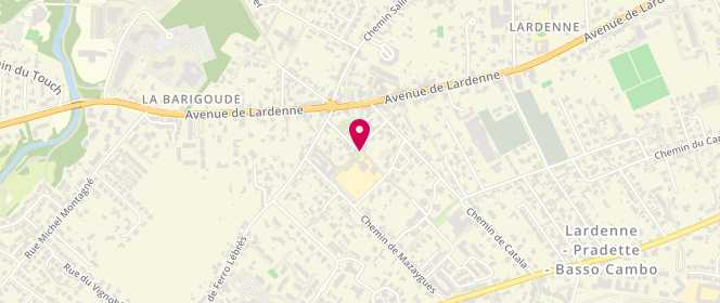 Plan de Accueil de loisirs périscolaire Lardenne, 20 Chemin de Rocamadour, 31100 Toulouse
