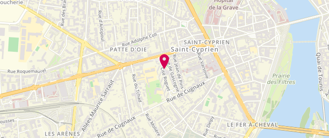 Plan de Accueil de loisirs extrascolaire Mjc Roguet, 9 Rue de Gascogne, 31300 Toulouse