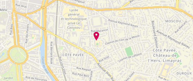 Plan de Accueil de loisirs extrascolaire Calandreta Costa Pavada, 11 Rue Toulouse Lautrec, 31500 Toulouse